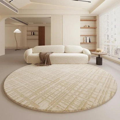 Bohemian Haven | Luxury Round Area Rug | Contemporary Geometric Design with Versatile Finishes - Decora Furniture