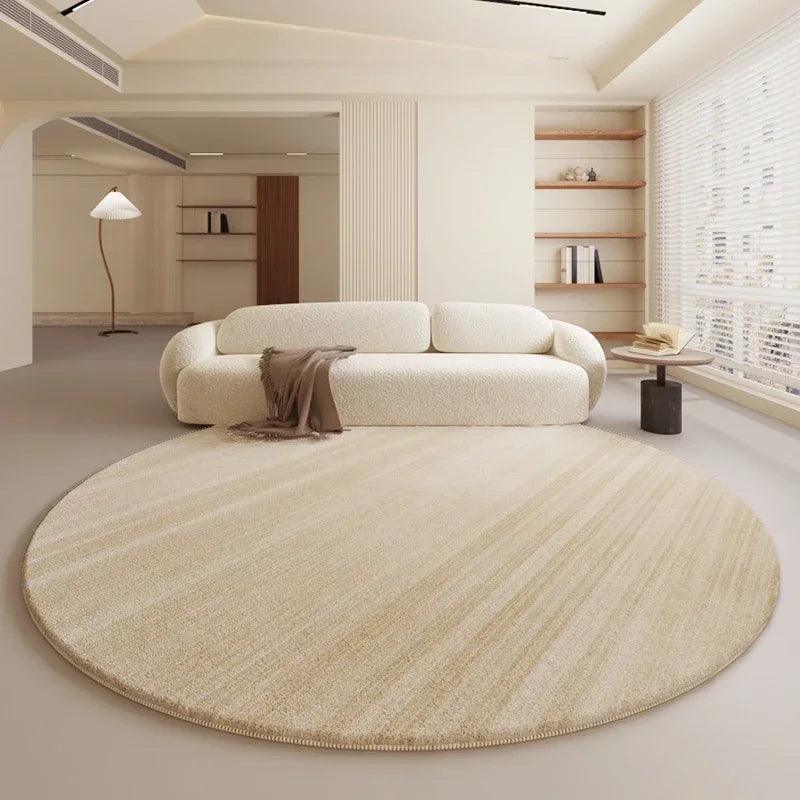 Bohemian Haven | Luxury Round Area Rug | Contemporary Geometric Design with Versatile Finishes - Decora Furniture